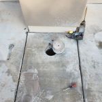 professional core drilled hole